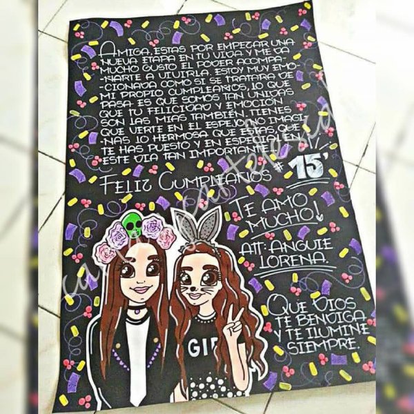 Плакат для подруги