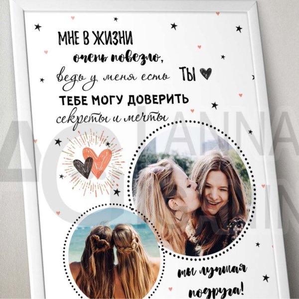 С днем рождения. Плакат