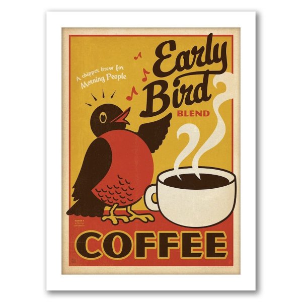 Реклама кофе ретро картинки