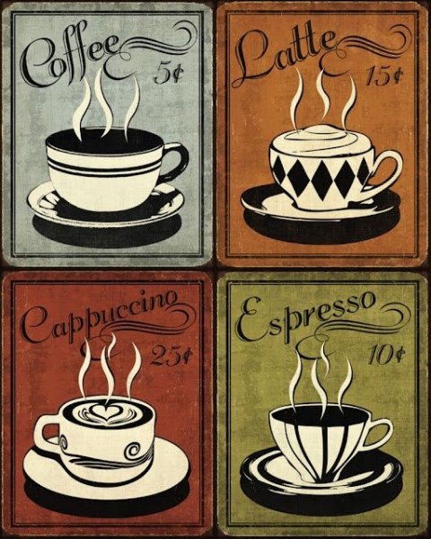 Кофейные постеры