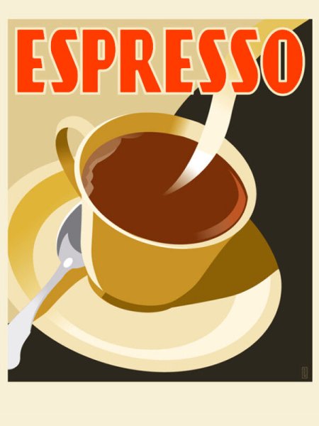 Плакат кафе