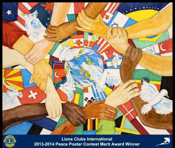 Мир Дружба плакат