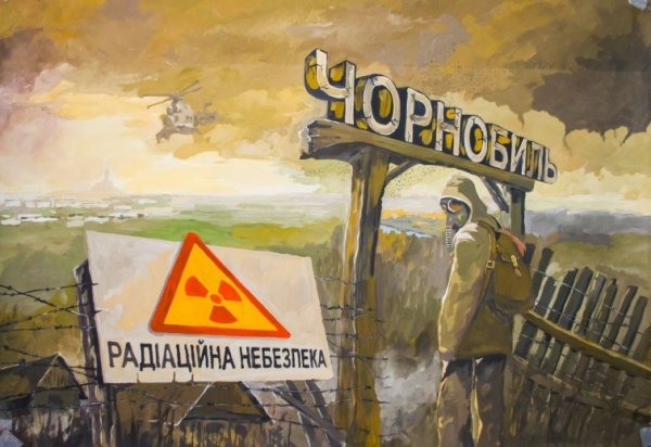 Плакат на тему Чернобыль