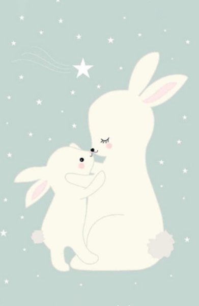 Постер "зайчик"