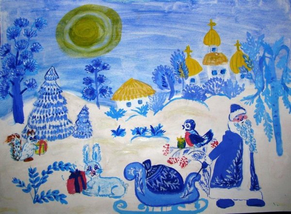 Новогодние рисунки