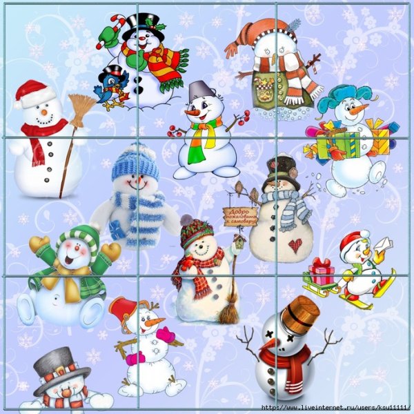 Зимняя рамка