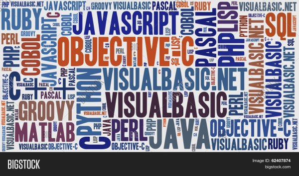 Языки программирования фон
