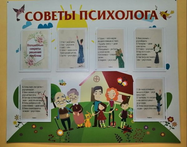 Стенд педагога психолога
