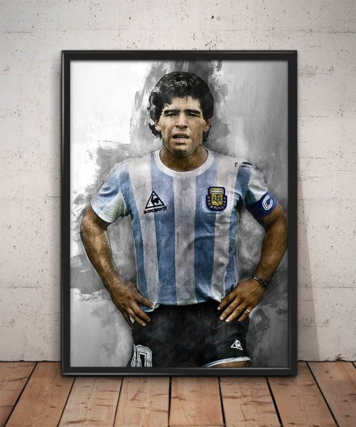 Диего Марадона портрет