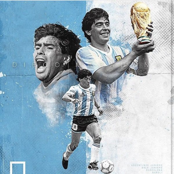 Марадона портрет