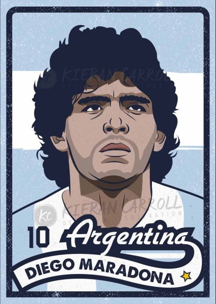 Диего Марадона вектор