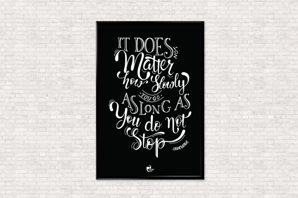 Леттеринг Постер