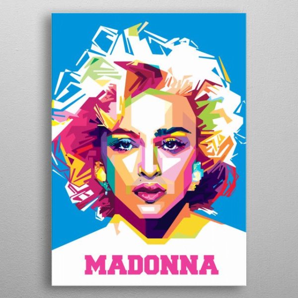 Мадонна в молодости Постер