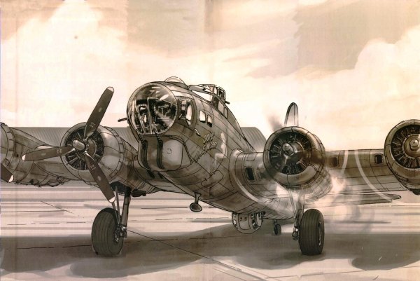 Б-17 летающая крепость экипаж