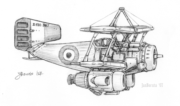 Дизельпанк рисунки карандашом