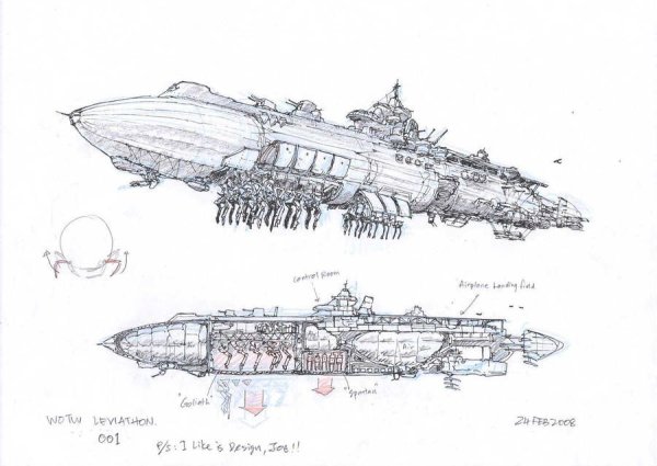 Дирижабль из война миров Голиаф