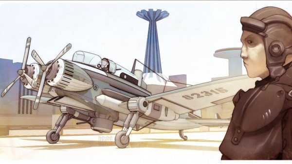 Летчик дизельпанк