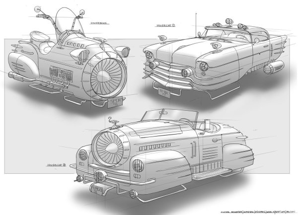 Машины дизельпанк чертежи