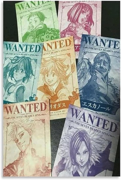 Семь смертных грехов аниме розыск