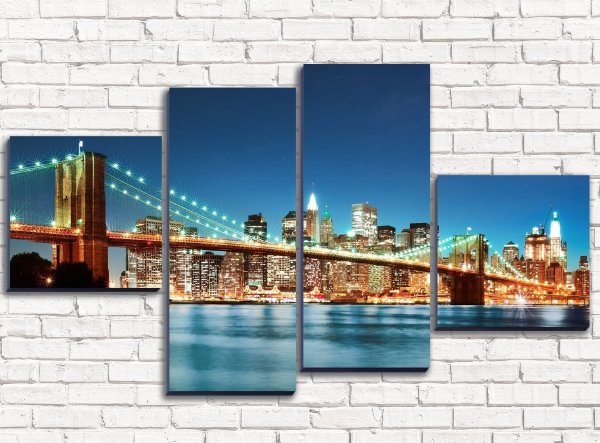Модульная картина Бруклинский мост