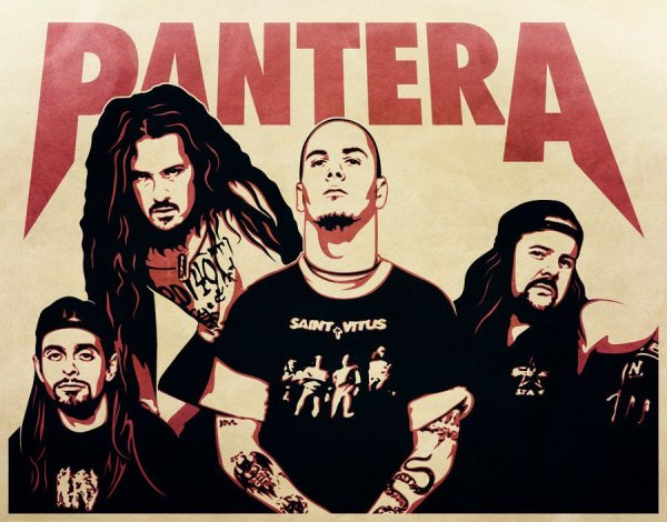 Pantera poster группа