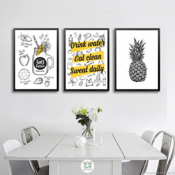 Стильные постеры на кухню