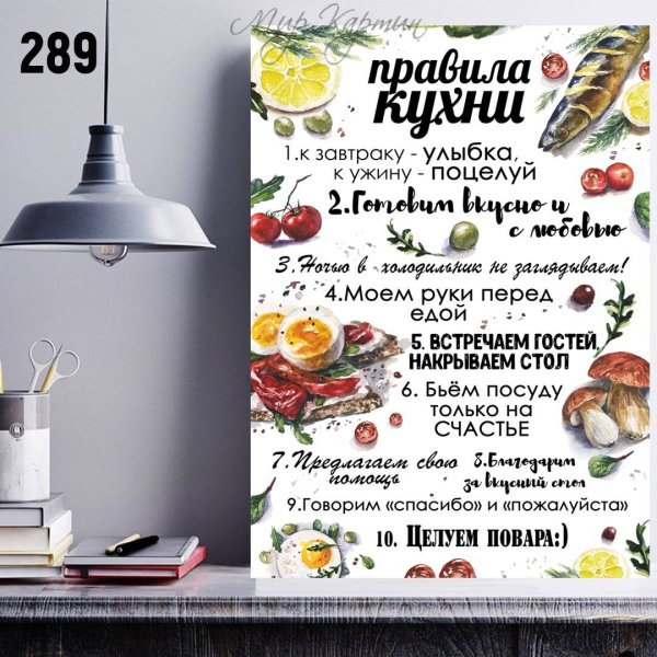 Прикольные постеры для кухни