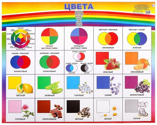 Азбука цвета для детского сада