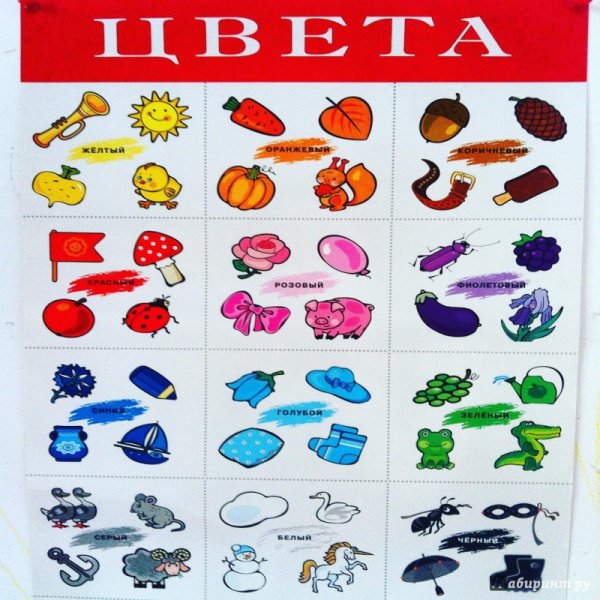 Развивающие плакаты. Оттенки цветов, Нафиков р. м.