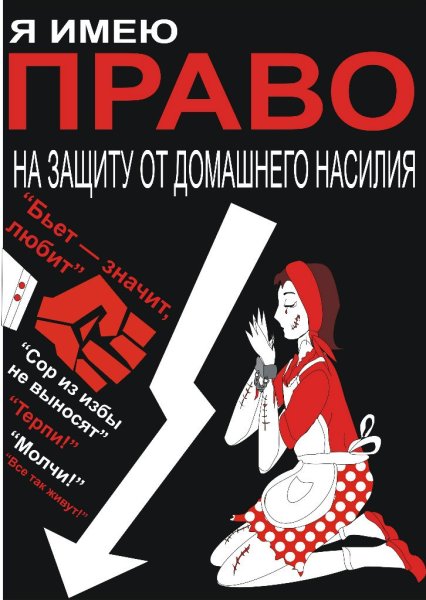 Плакаты против домашнего насилия