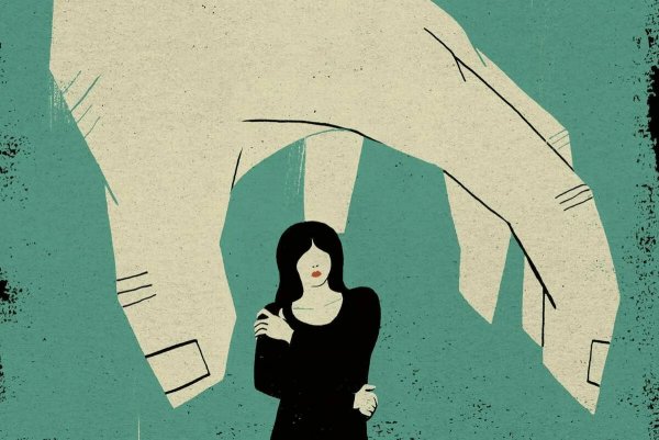 Домашнее насилие иллюстрация