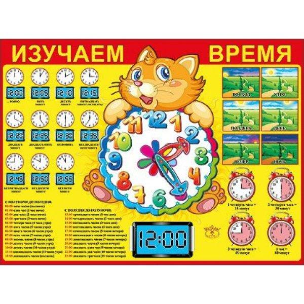 Часы для изучения времени
