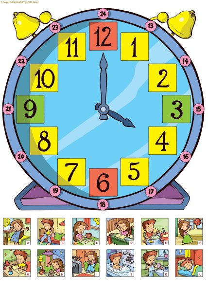 Рекламный плакат часов