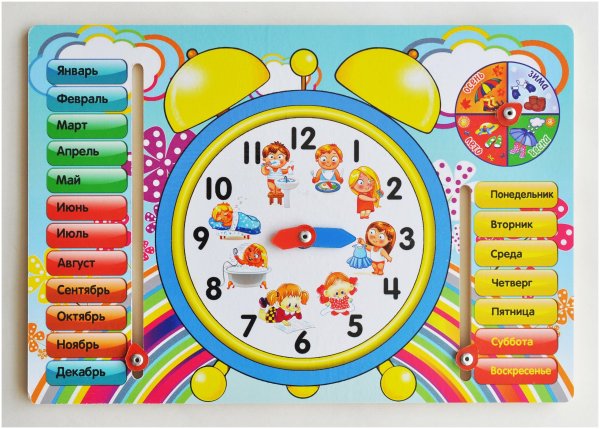 Часы плакат