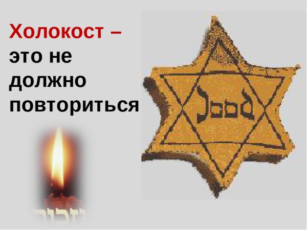 Презентация о Холокосте для начальной школы