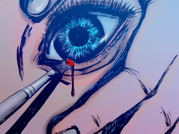 Глаза плакат дизайн