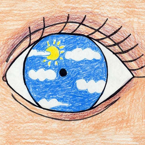 Глаза рисунок для детей