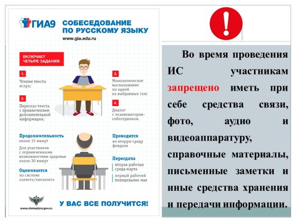 Итоговое собеседование ГИА 9 класс