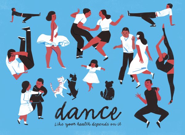 Танцы illustration