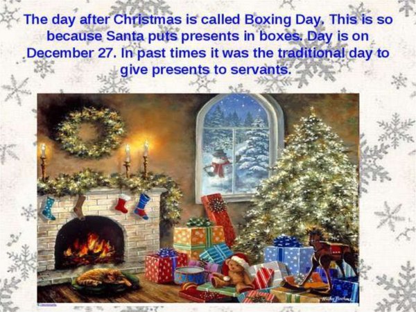 Урок по Рождеству на английском