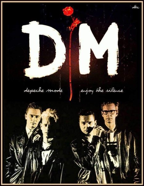 Depeche Mode надпись