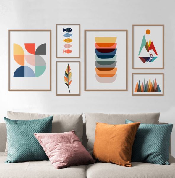 Стильные постеры для интерьера