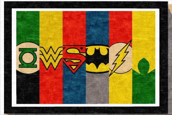 Постер в стиле супергероев