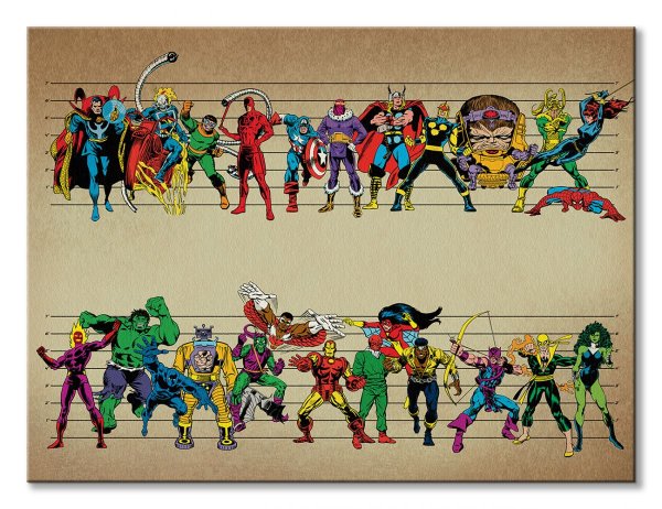 Супергерои плакат