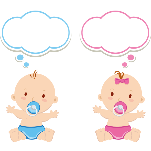 Мальчик или девочка вектор