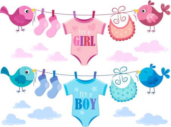 Макет мальчик или девочка