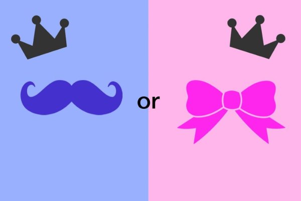 Гендер пати макет