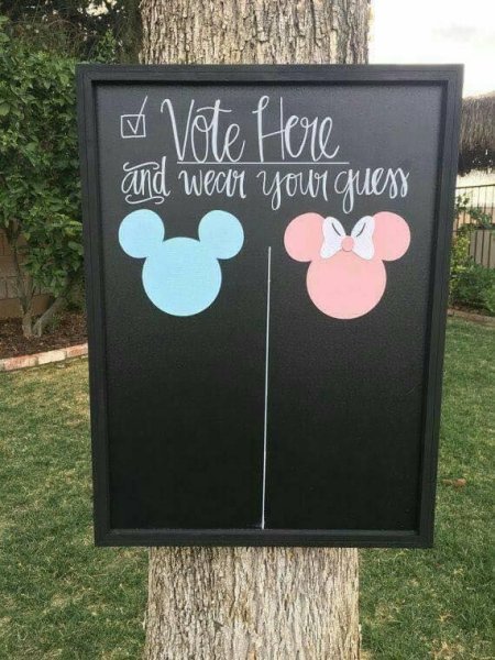 Boy or girl надпись