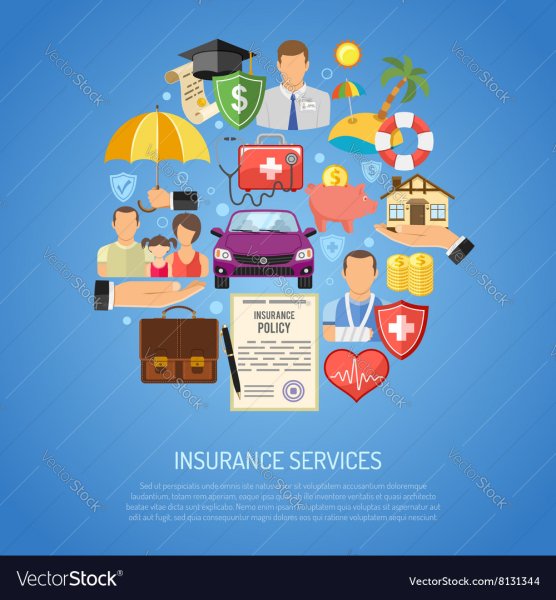 Плакат страховой компании рисунок