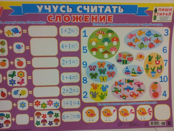 Развивающие плакаты для дошкольников